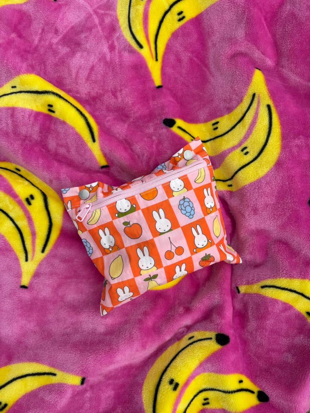 Baggu Miffy Checker Fruit Everyday Cloud Bag
